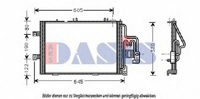 AKS DASIS 152690n -  Конденсатор, кондиционер